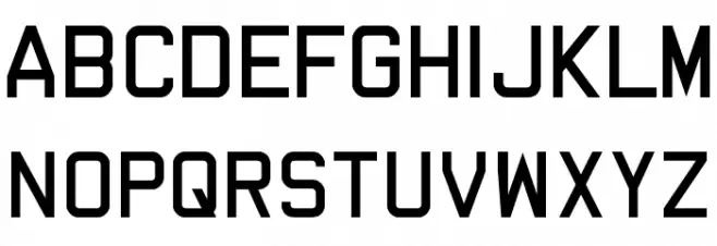 Dev Gothic Шрифта ВЕРХНИЙ