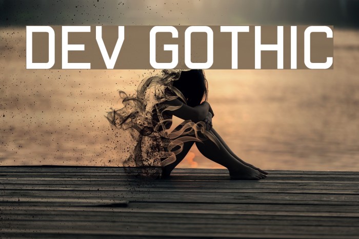 Dev Gothic Font examples