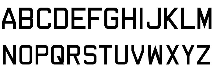 Dev Gothic Font LOWERCASE