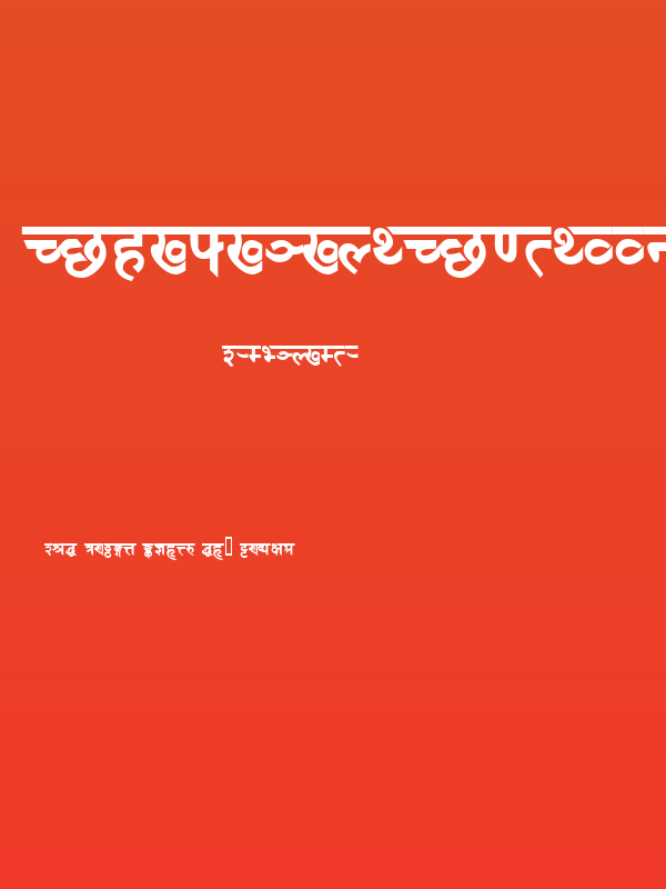 DevanagariDelhiSSK Bold Poster