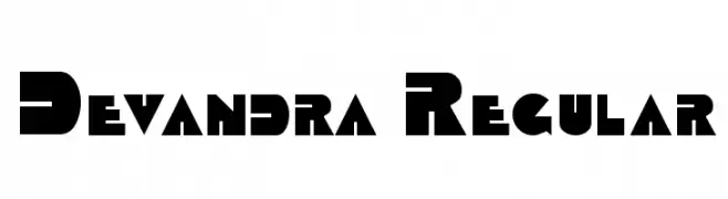 Devandra Regular  baixar fontes gratis
