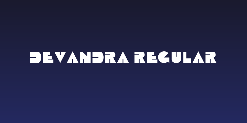Devandra Regular Social Header