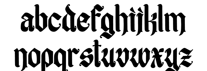 Devans Font LOWERCASE