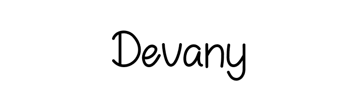 Devany  フリーフォントのダウンロード