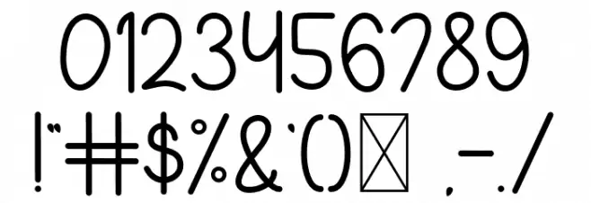 Devany Font OTHER CHARS