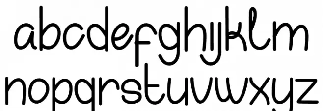 Devany फ़ॉन्ट लोअरकेस