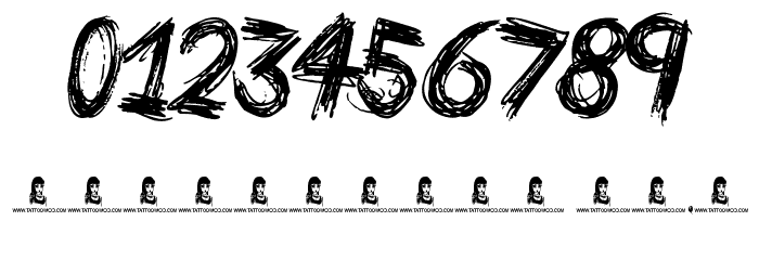 Devastated Font OTHER CHARS