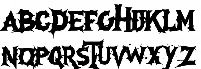 Devastation DEMO Schriftart Groß
