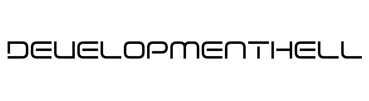 Development Hell Font