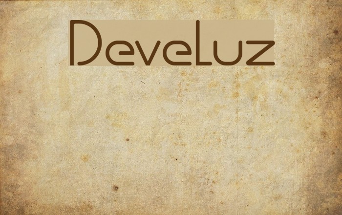 Develuz Fonte examples