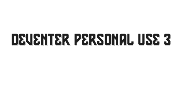 Deventer PERSONAL USE 3 Logo