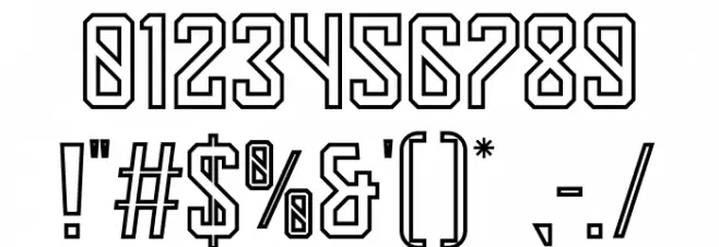 Deventer PERSONAL USE 4 Шрифта ДРУГИЕ символов