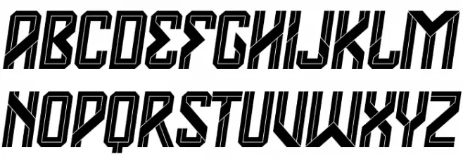 Deventer PERSONAL USE 5 字体 大写