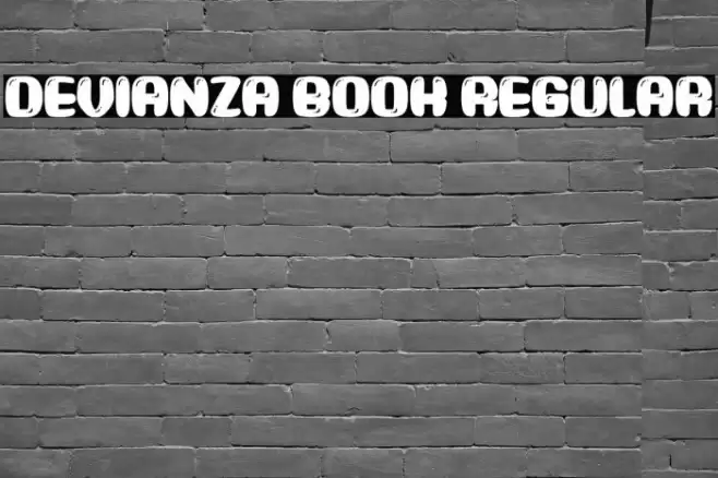 Devianza Book Regular Font examples