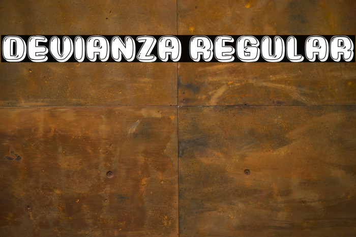 Devianza Regular Example 1