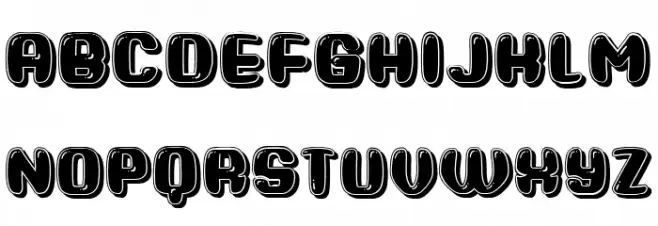Devianza Regular Font LOWERCASE