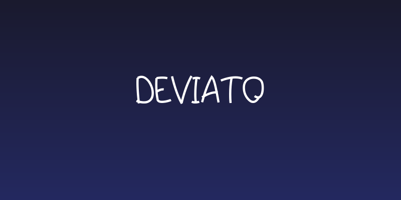 Deviato Social Header