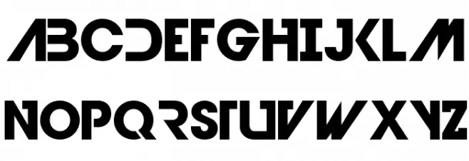 Devil Breeze Bold Schriftart Groß