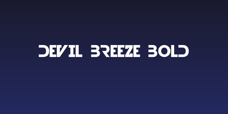 Devil Breeze Bold Social Header