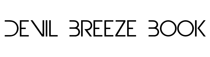 Devil Breeze Book  नि: शुल्क फ़ॉन्ट्स डाउनलोड