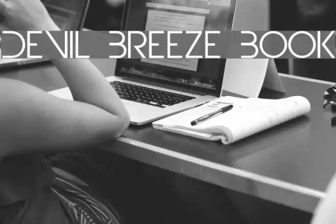 Devil Breeze Book Font examples