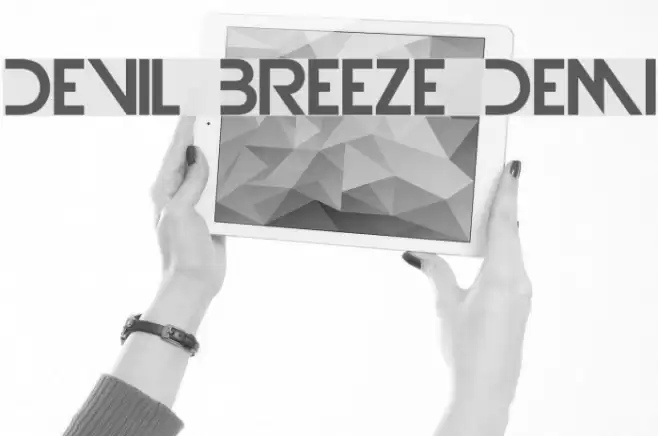 Devil Breeze Demi Font examples