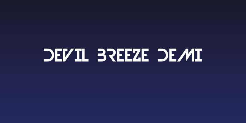 Devil Breeze Demi Social Header