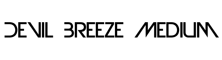 Devil Breeze Medium  Free Fonts Download