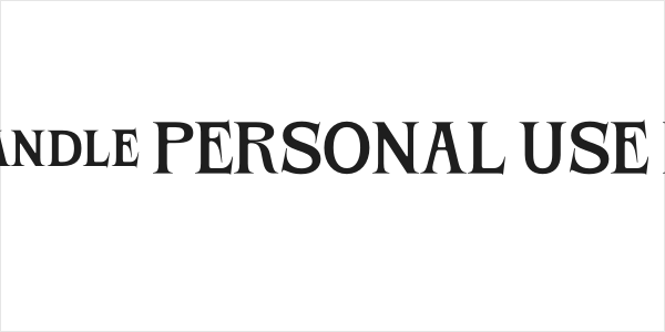 Devil Candle PERSONAL USE Regular Logo