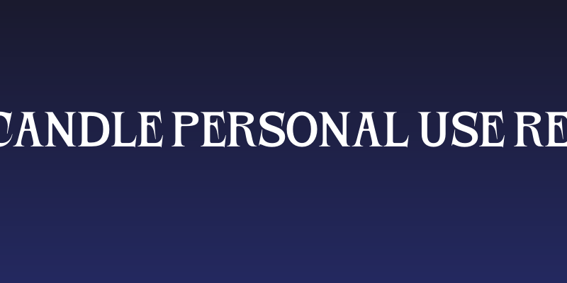 Devil Candle PERSONAL USE Regular Social Header