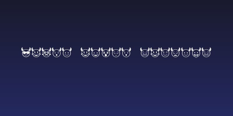 Devil Emoji Regular Social Header