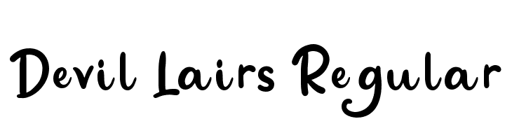 Devil Lairs Regular  font caratteri gratis