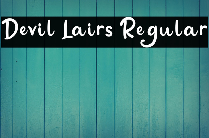 Devil Lairs Regular Example 2