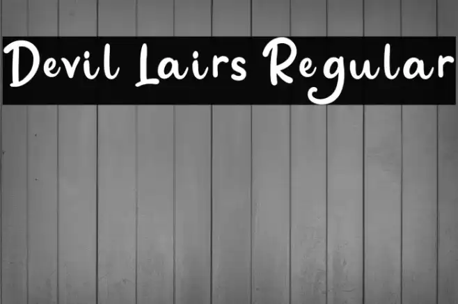 Devil Lairs Regular Example 2