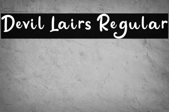 Devil Lairs Regular Example 3