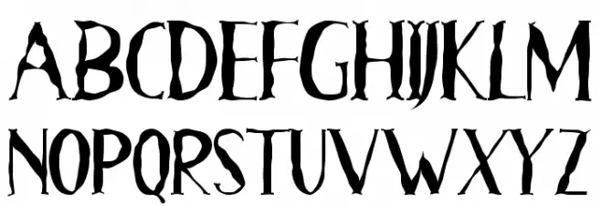 Devil Story Schriftart Groß