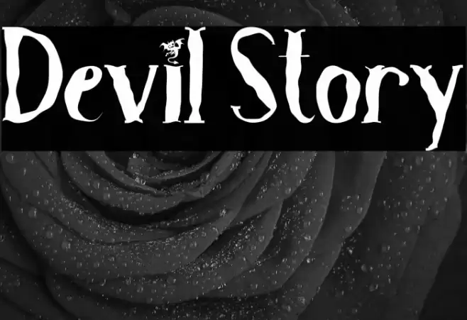 Devil Story Font examples