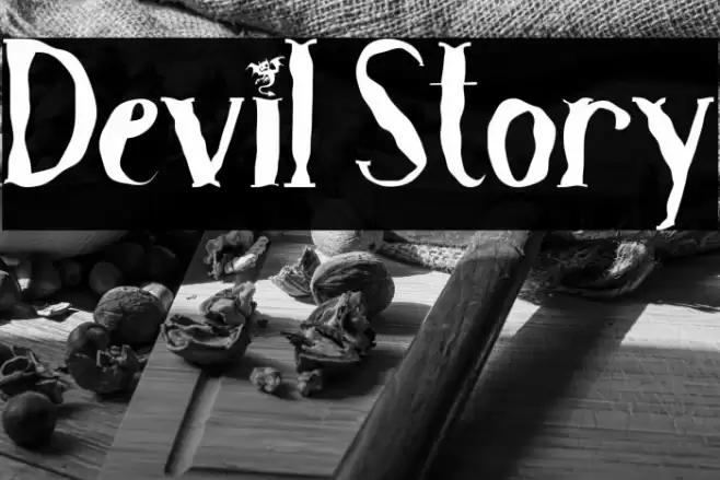 Devil Story Font examples