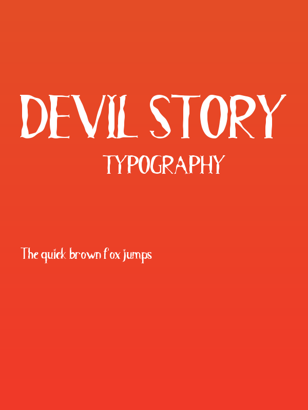 Devil Story Poster