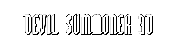 Devil Summoner 3D  لخطوط تنزيل