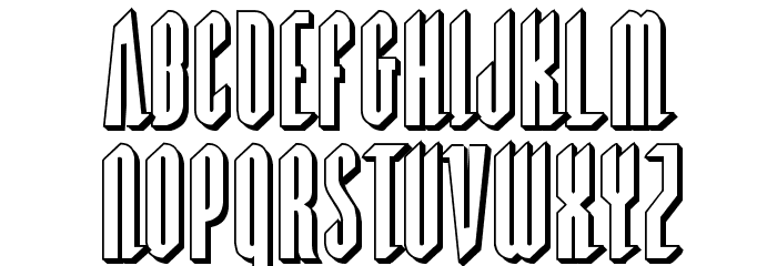 Devil Summoner 3D Font LOWERCASE