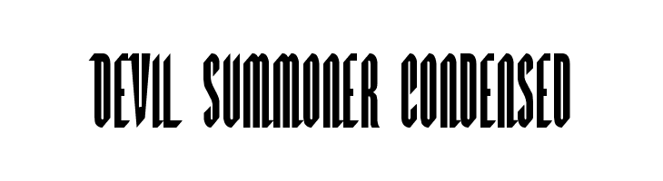 Devil Summoner Condensed  Frei Schriftart Herunterladen