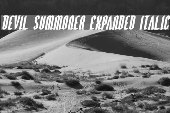Devil Summoner Expanded Italic Example 3