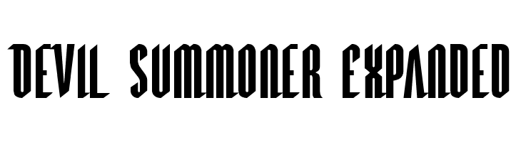 Devil Summoner Expanded  フリーフォントのダウンロード