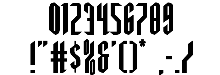 Devil Summoner Expanded Font OTHER CHARS