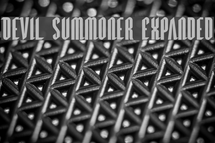 Devil Summoner Expanded Font examples