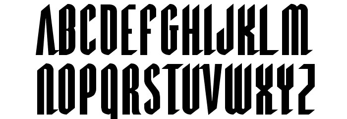 Devil Summoner Expanded Font LOWERCASE