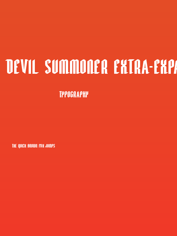 Devil Summoner Extra-Expanded Poster