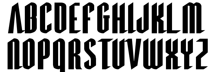 Devil Summoner Extra-Expanded Font LOWERCASE