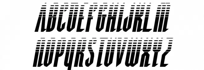 Devil Summoner Halftone Italic Polices MINUSCULES